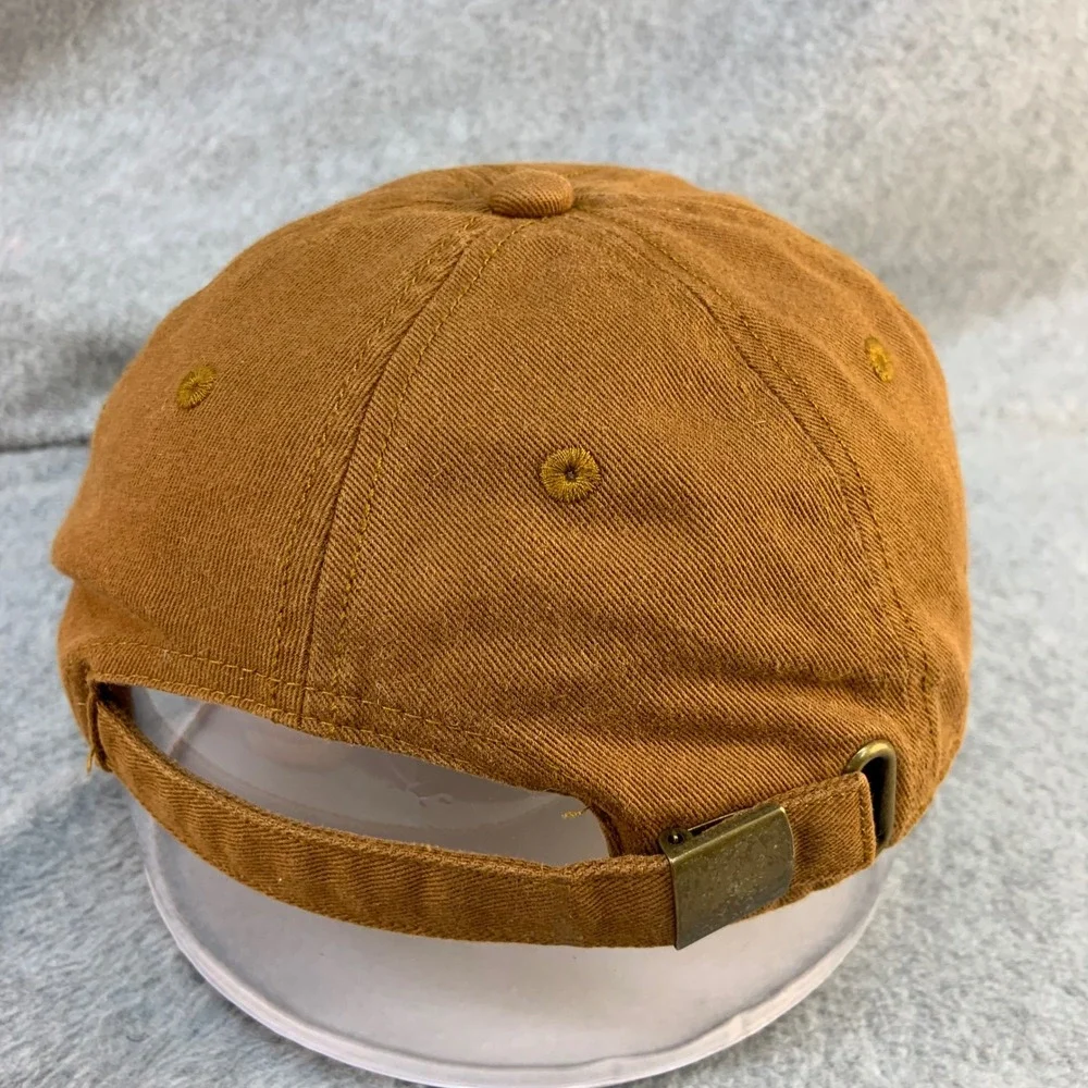 I'd Rather Be Bull Riding Kids Brown Old Navy Hat Western Rodeo Patch 2T-5T